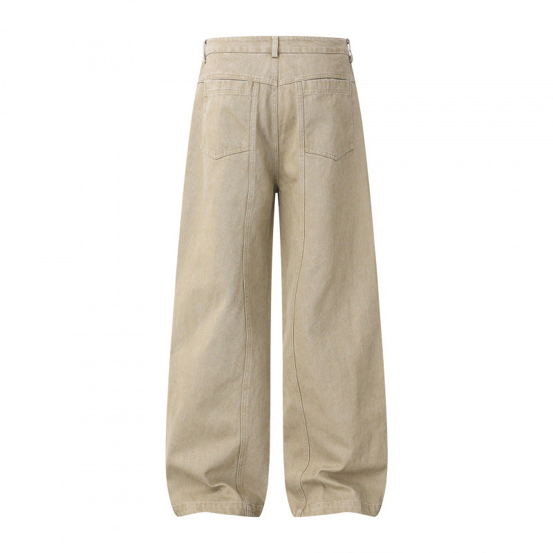 Damen Weite Highwaist-Ballonhose aus Baumwollmischung mit kastiger Silhouette Echo Archiv