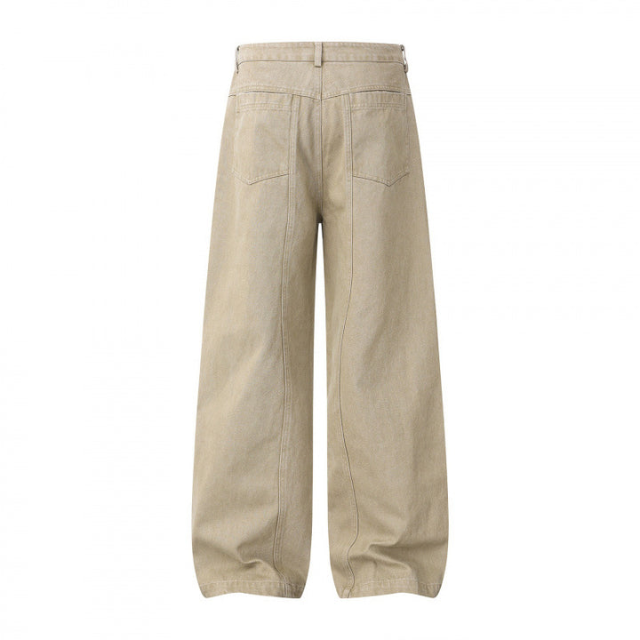 Damen Weite Highwaist-Ballonhose aus Baumwollmischung mit kastiger Silhouette Echo Archiv