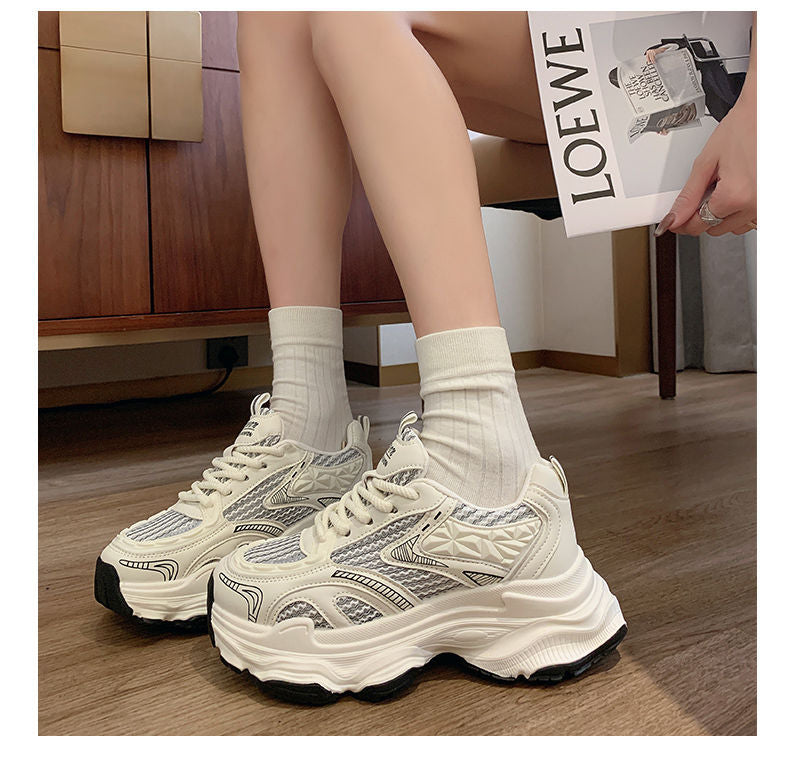 Damen Sportliche Chunky Sneakers Echo Archiv