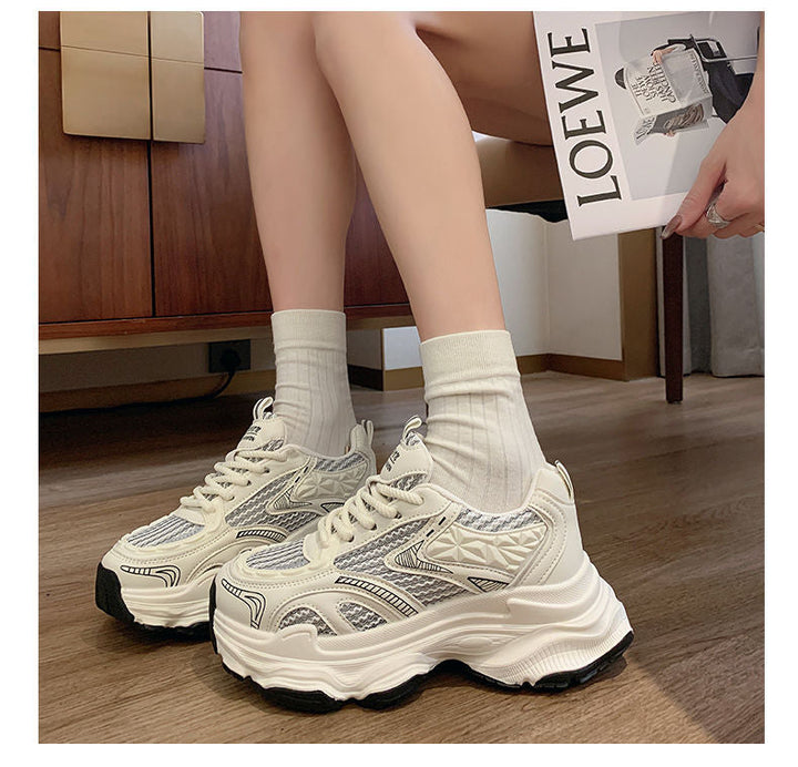 Damen Sportliche Chunky Sneakers Echo Archiv