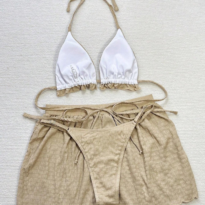 Damen Triangel-Bikini-Set mit lässigen Shorts Echo Archiv
