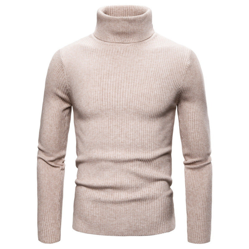 Herren Rollkragenpullover mit strukturiertem Rippdesign Echoarchiv