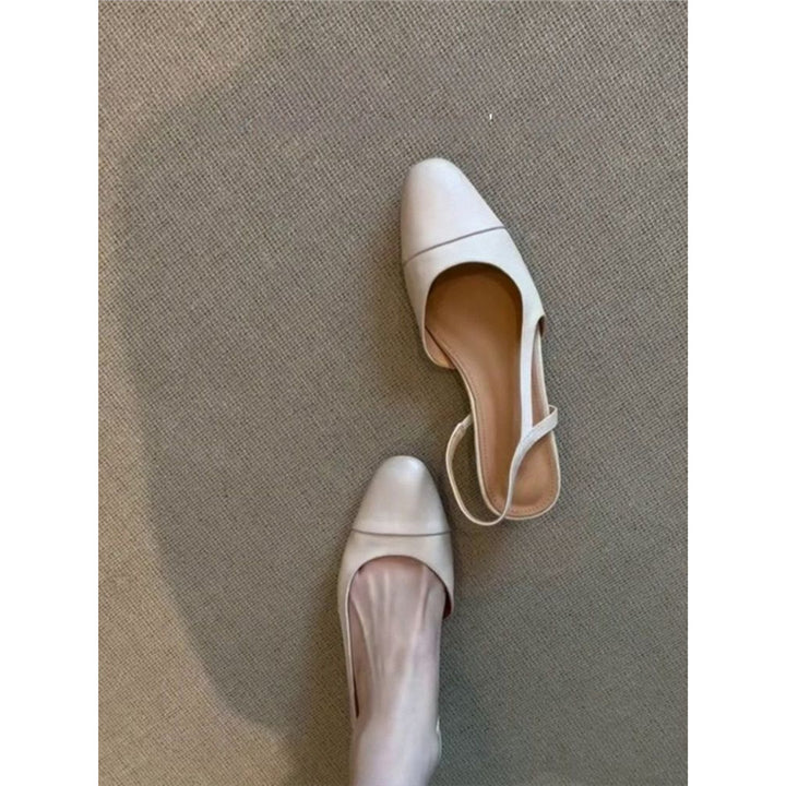 Damen Slingback-Ballerinas mit quadratischer Zehenbox und elastischem Fersenriemen – Lioré