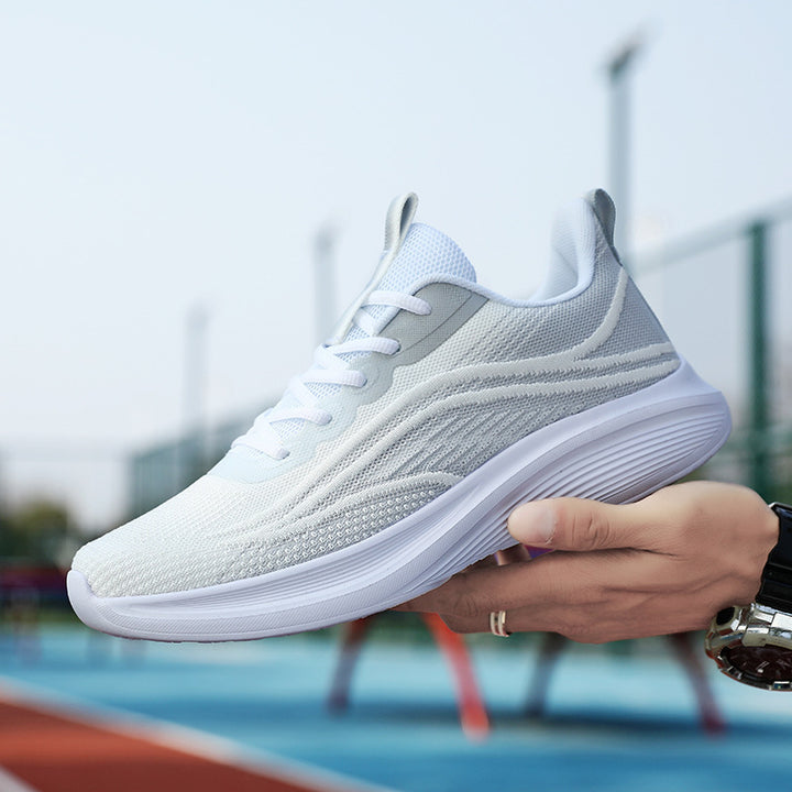 Damen Strick-Sportsneaker mit ergonomischer Formgedächtnis-Schaum-Einlegesohle und profilierter Leichtsohle Echoarchiv