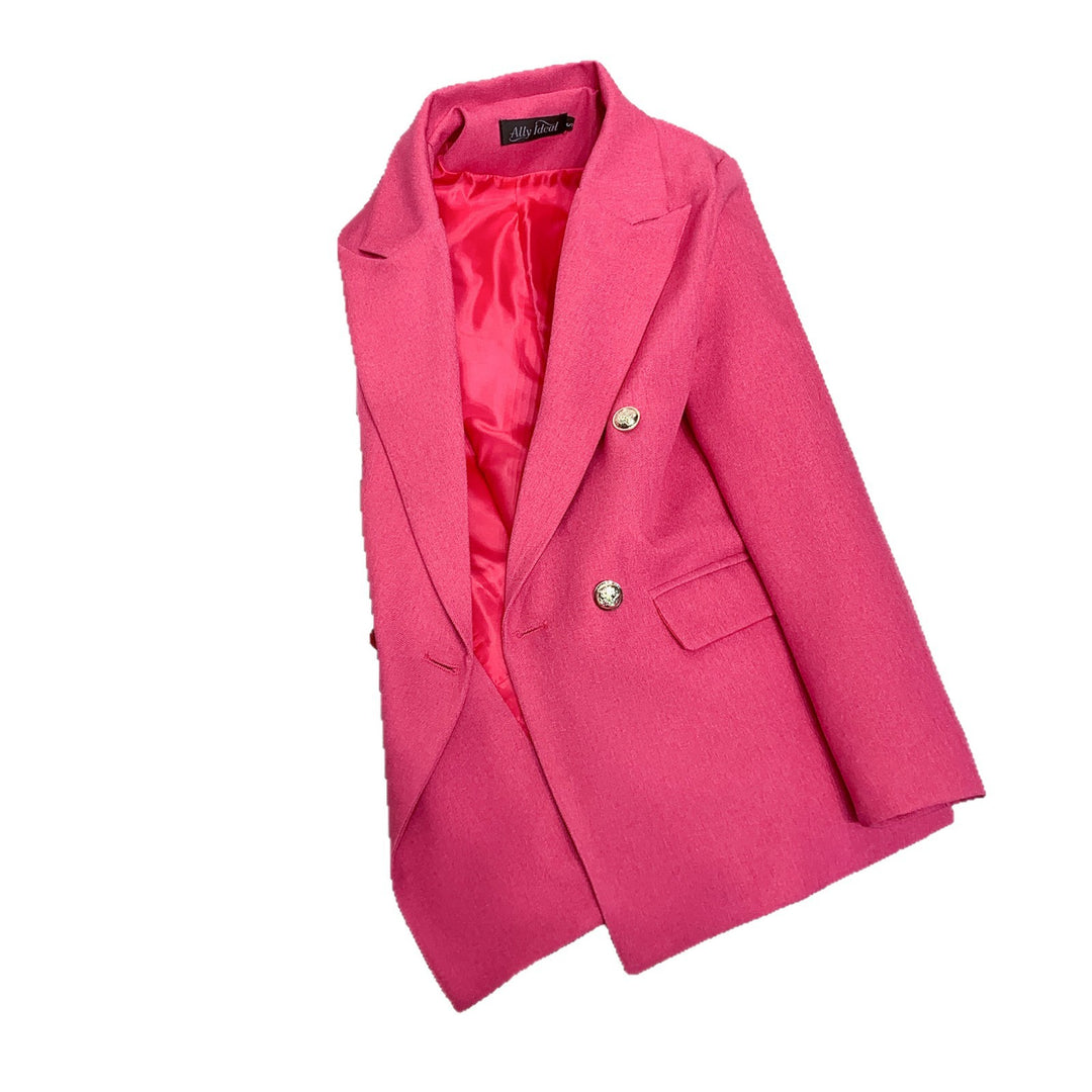 Damen Moderner Doppelt Knopfgesteckter Blazer Echo Archiv