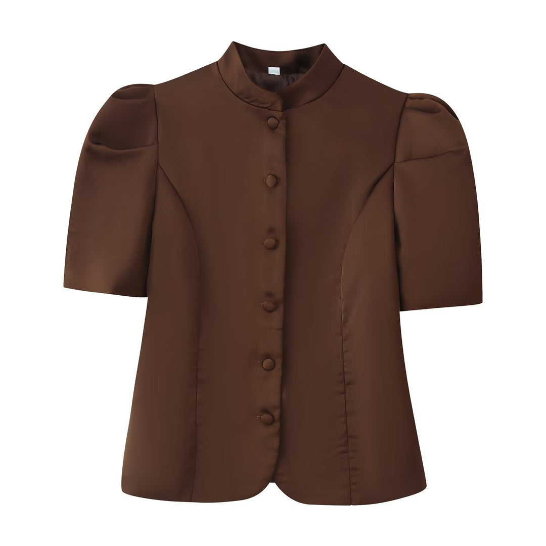 Damen Blazer mit Puffärmeln und elegantem Stehkragen Echo Archiv