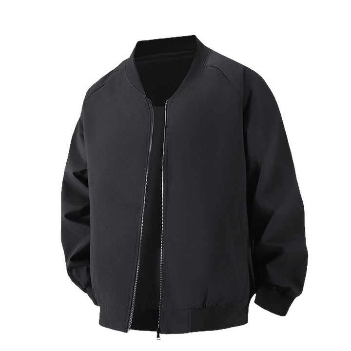 Herren Minimalistische Oversize-Bomberjacke mit Raglanärmeln, elastischem Saum & Komfortkragen Echo Archiv