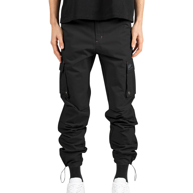 Herren Cargo-Hose mit multifunktionalen Taschen und verstellbarem Kordelzug Echoarchiv