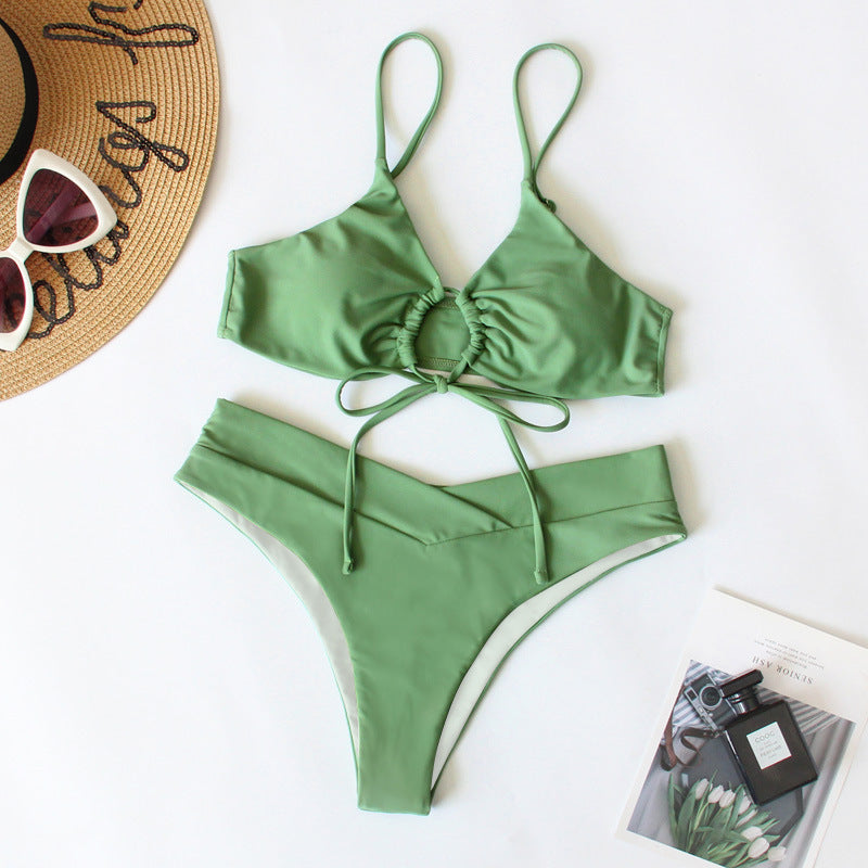 Damen Sportives Bikini-Set mit verstellbaren Trägern Echo Archiv