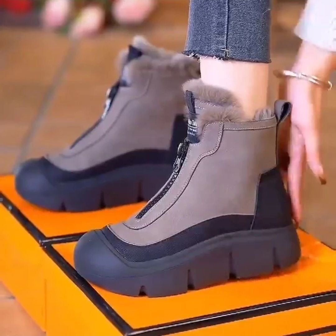 Damen Modische und wasserdichte Winterstiefel Echoarchiv