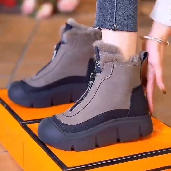 Damen Modische und wasserdichte Winterstiefel Echoarchiv