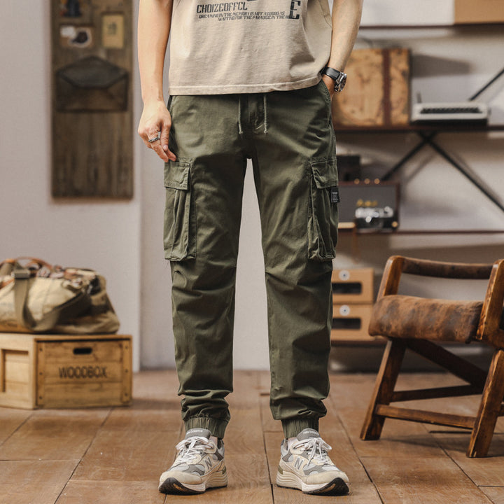 Herren Cargo-Jogger im technischen Utility-Design mit elastischem Tunnelzugbund und Mehrfachtaschen Echo Archiv