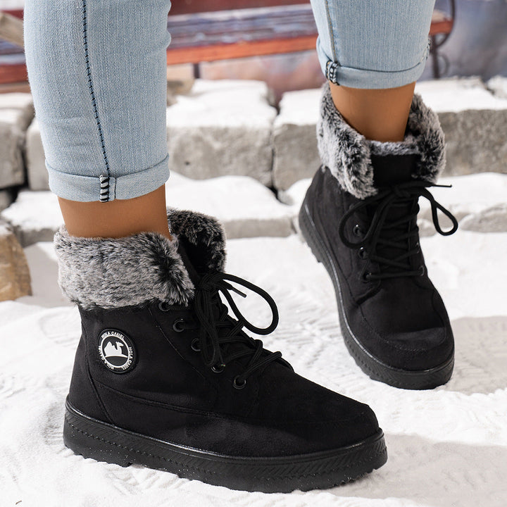 Damen gefütterte Winterstiefel Echoarchiv