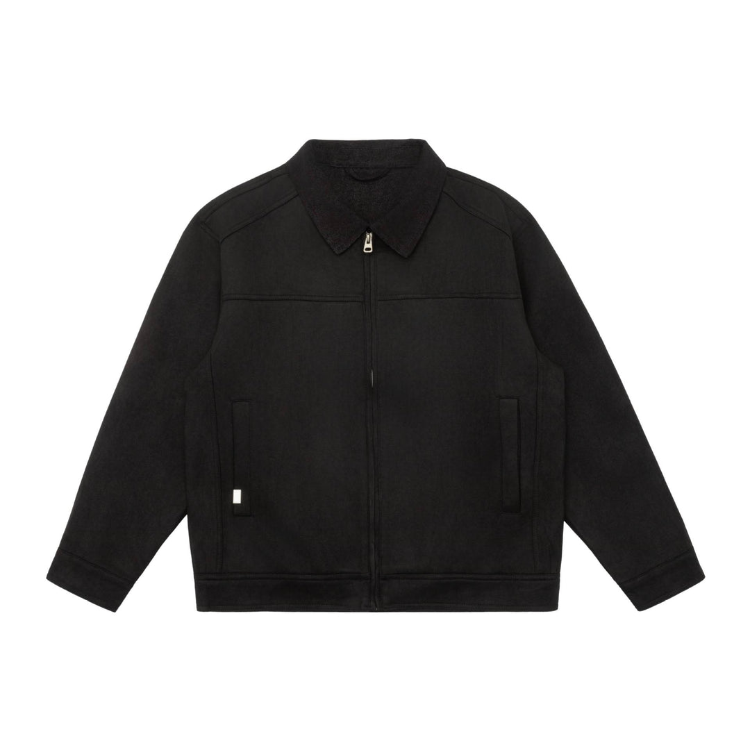 Herren Kurzblouson im Canvas-Workwear-Stil mit Cordkragen Echoarchiv