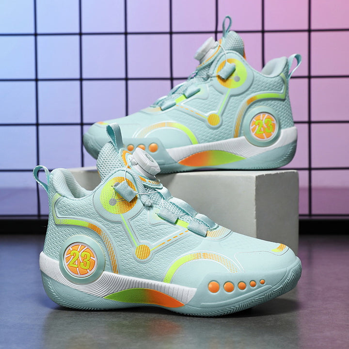 Unisex Futuristische City-Sneaker mit Drehmechanik-Verschluss, gepolsterter Fersenstütze und gedämpfter Wabensohle Echoarchiv