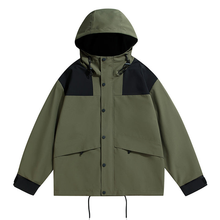 Herren technische Outdoor-Jacke mit wetterfester Kapuze und feuchtigkeitsregulierendem Material Echoarchiv