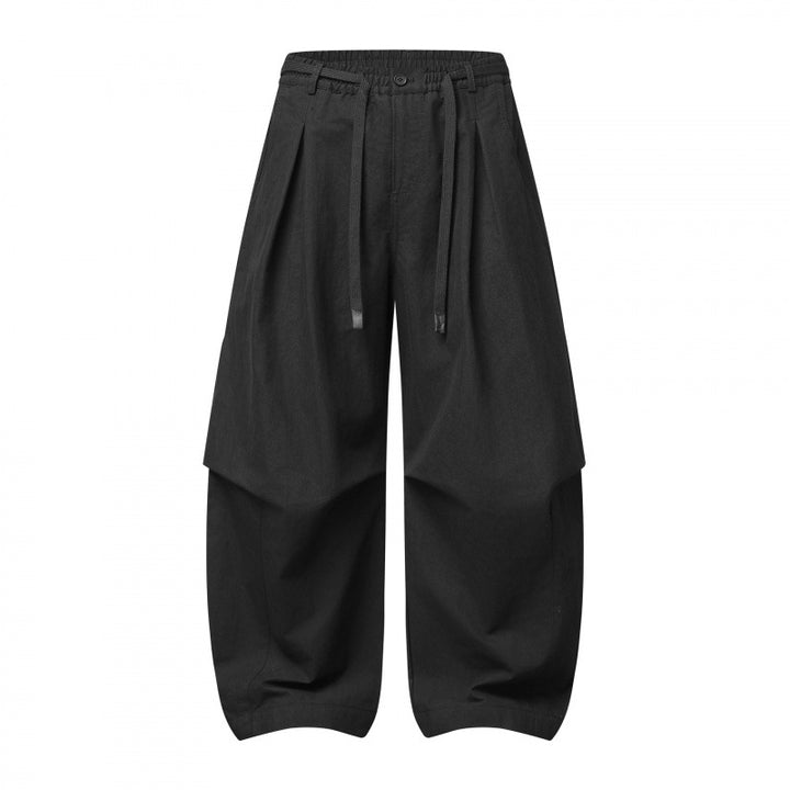 Unisex Weite Lagenhose mit ballonförmiger Silhouette, hoher Leibhöhe und Kordelzug Echo Archiv