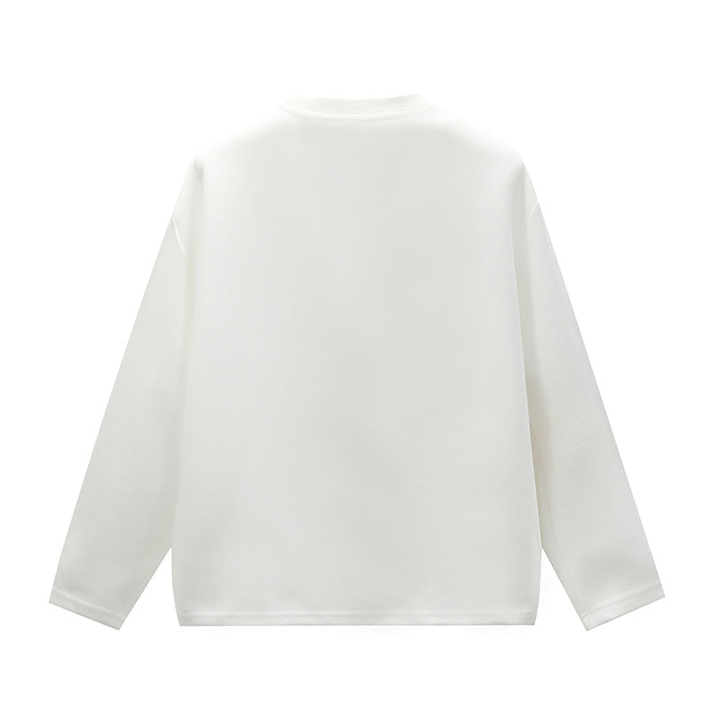 Unisex Minimalistisches Rundhals-Sweatshirt mit Raglanärmeln Echoarchiv