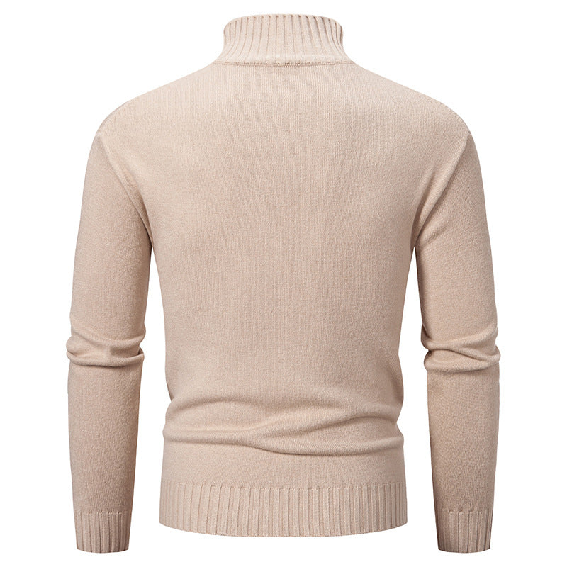 Herren Rollkragenpullover aus grobem Strick Echoarchiv