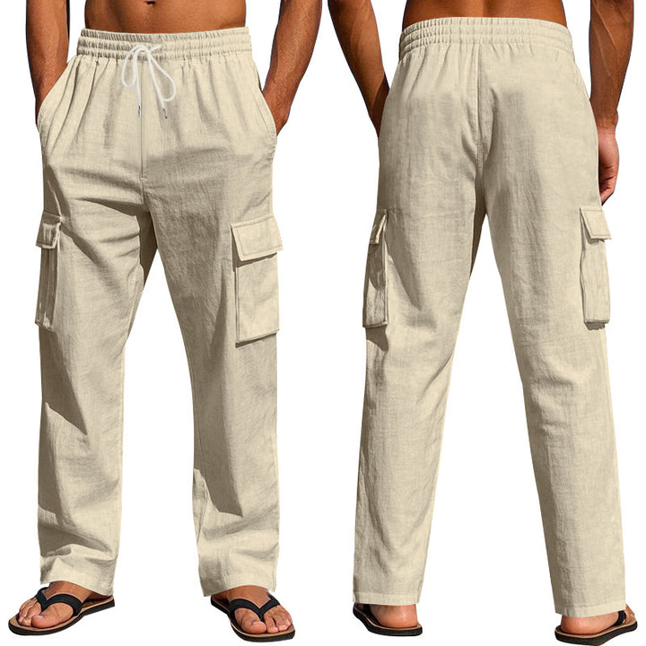Herren lässige Cargo-Hose mit komfortabler Bundweite und praktischen Taschen Echoarchiv