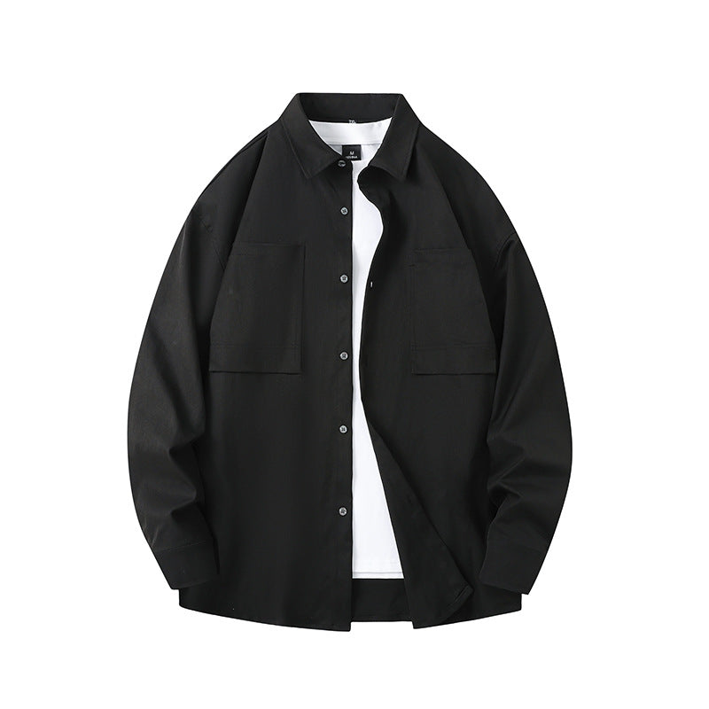 Herren Lässige Overshirt mit praktischen Brusttaschen Echoarchiv