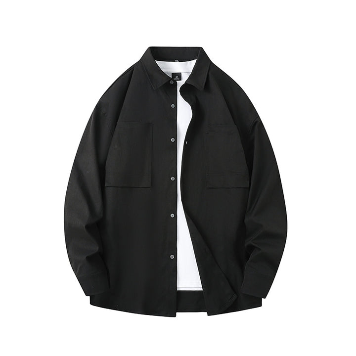 Herren Lässige Overshirt mit praktischen Brusttaschen Echoarchiv