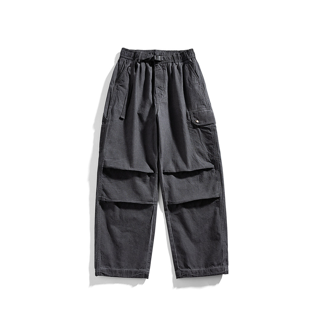 Herren Relaxed Cargo-Hose mit elastischem Bund, Lagen-Paneelen und Utility-Taschen Echo Archiv