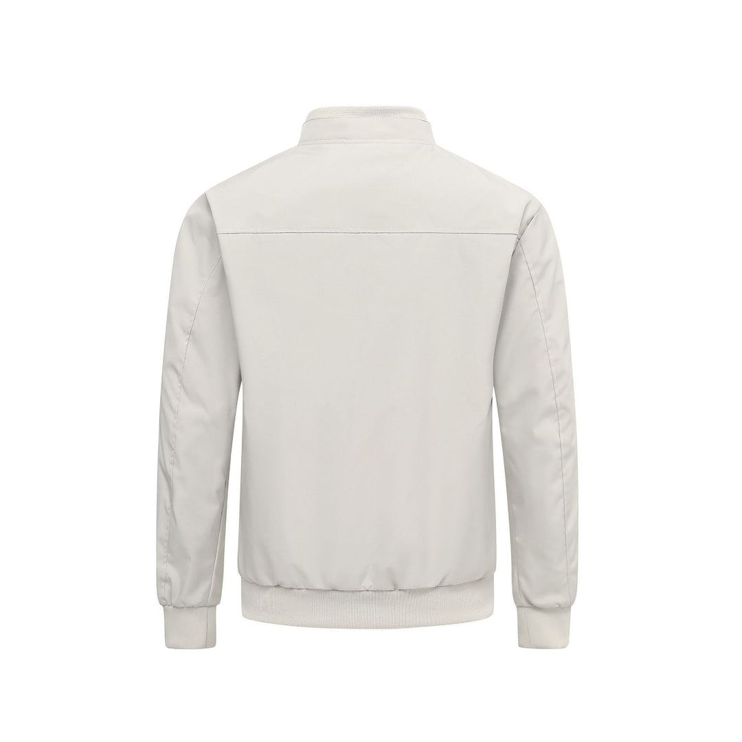 Herren Leichter Nylon-Bomber mit Rippbündchen Stehkragen und atmungsaktivem Meshfutter Echoarchiv