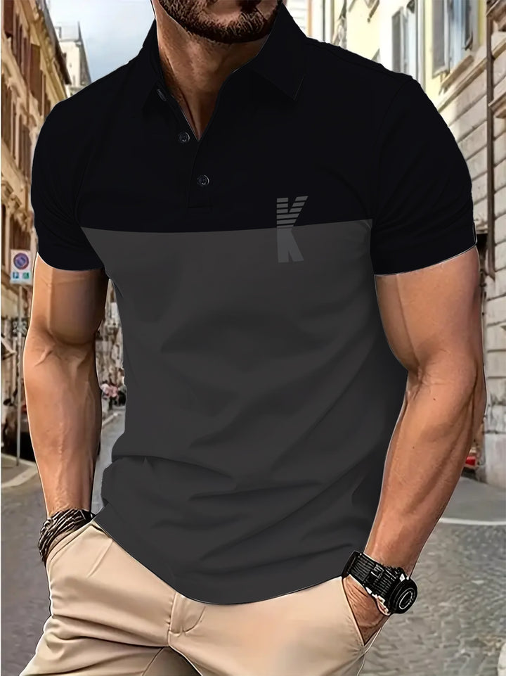 Herren Poloshirt mit sportlichem Design und atmungsaktivem Material Echoarchiv