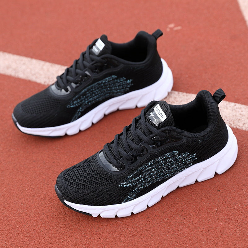 Damen nan atmungsaktive leichte Stricksneaker mit viskoelastischer Komfortsohle Echo Archiv