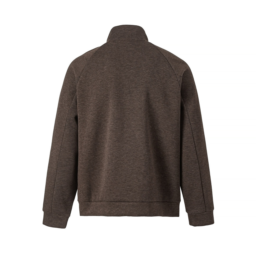 Unisex Halb‑Zip Oversize Sweatshirt mit Stehkragen und Raglanärmeln Echoarchiv