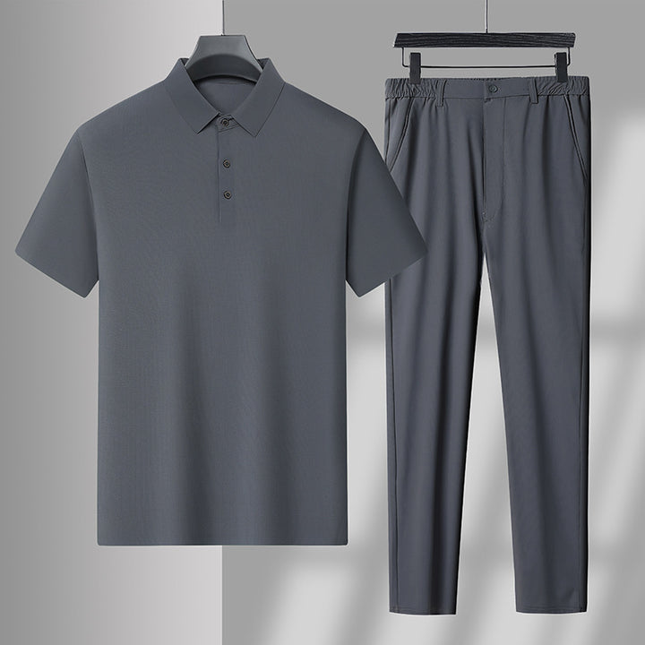 Herren Poloshirt und bequeme Jogginghose Set Echoarchiv