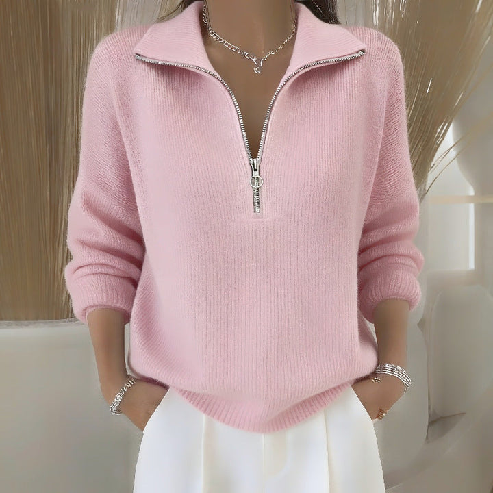 Echoarchiv | Pullover mit Halbem Reißverschluss