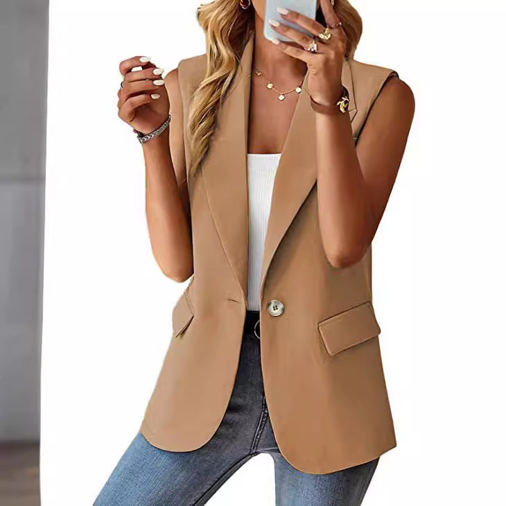 Damen ärmelloses Blazer Echoarchiv