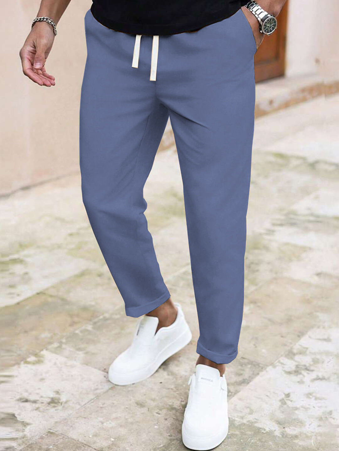 Herren Freizeithose mit elastischem Bund und praktischen Taschen Echoarchiv