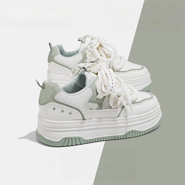 Damen Sneaker mit dämpfender Sohle und atmungsaktivem Mesh von Echo Archiv