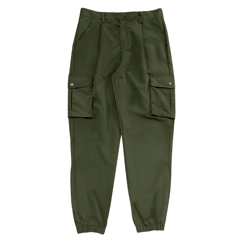 Herren Cargo-Hose mit elastischem Bund und praktischen Utility-Taschen Echoarchiv