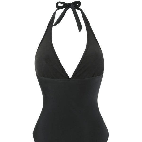 Damen Halterneck Bademode mit transparentem Pareo Echo Archiv