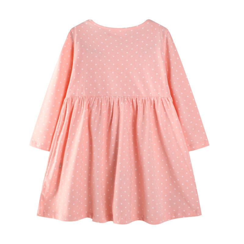 Mädchen Kleid mit niedlichem Hasenmotiv Echo Archiv