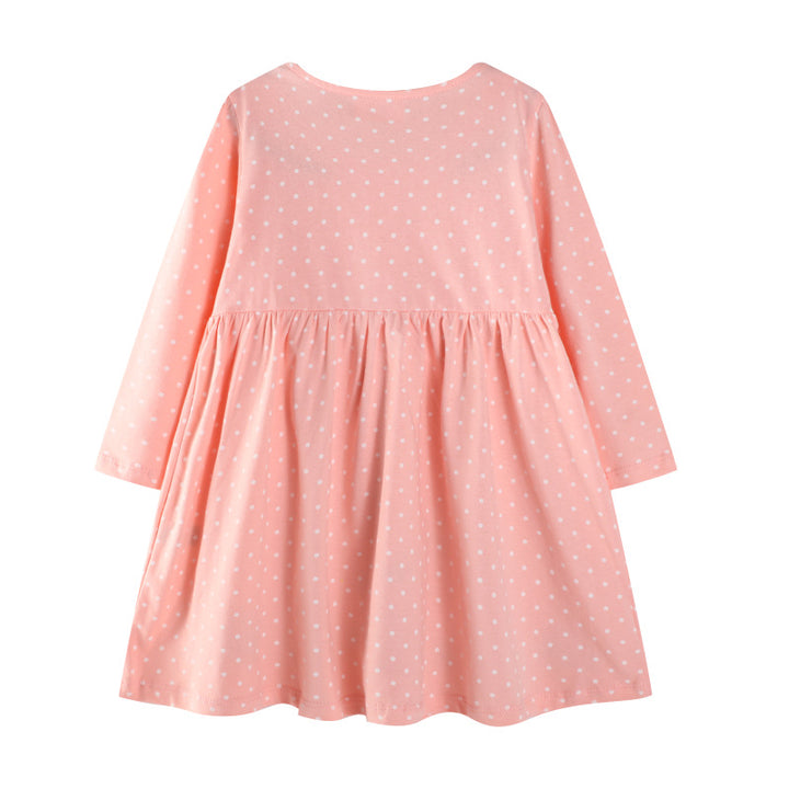 Mädchen Kleid mit niedlichem Hasenmotiv Echo Archiv