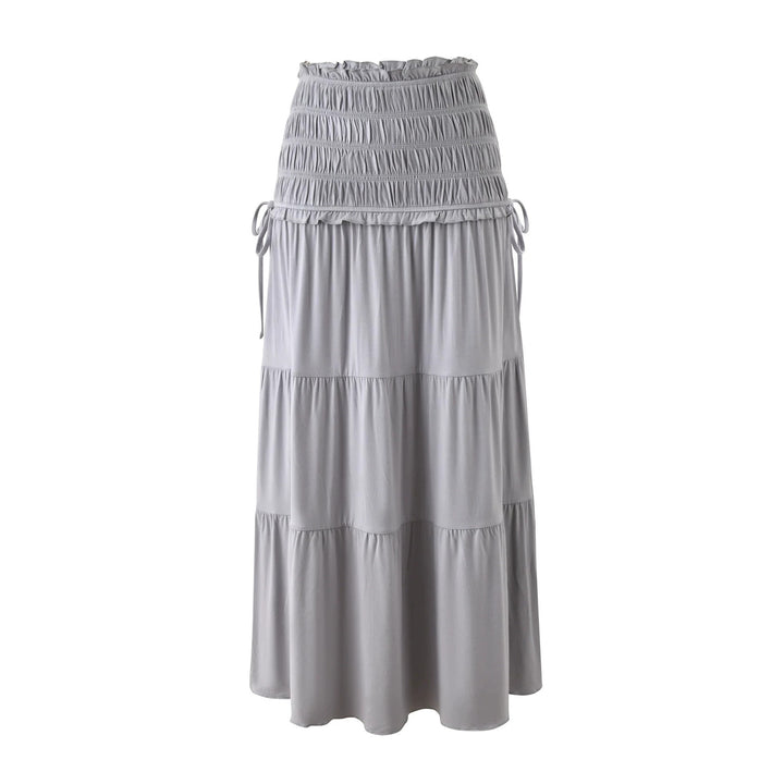 Damen Elegantes Wickeloberteil und maxirock Echo Archiv