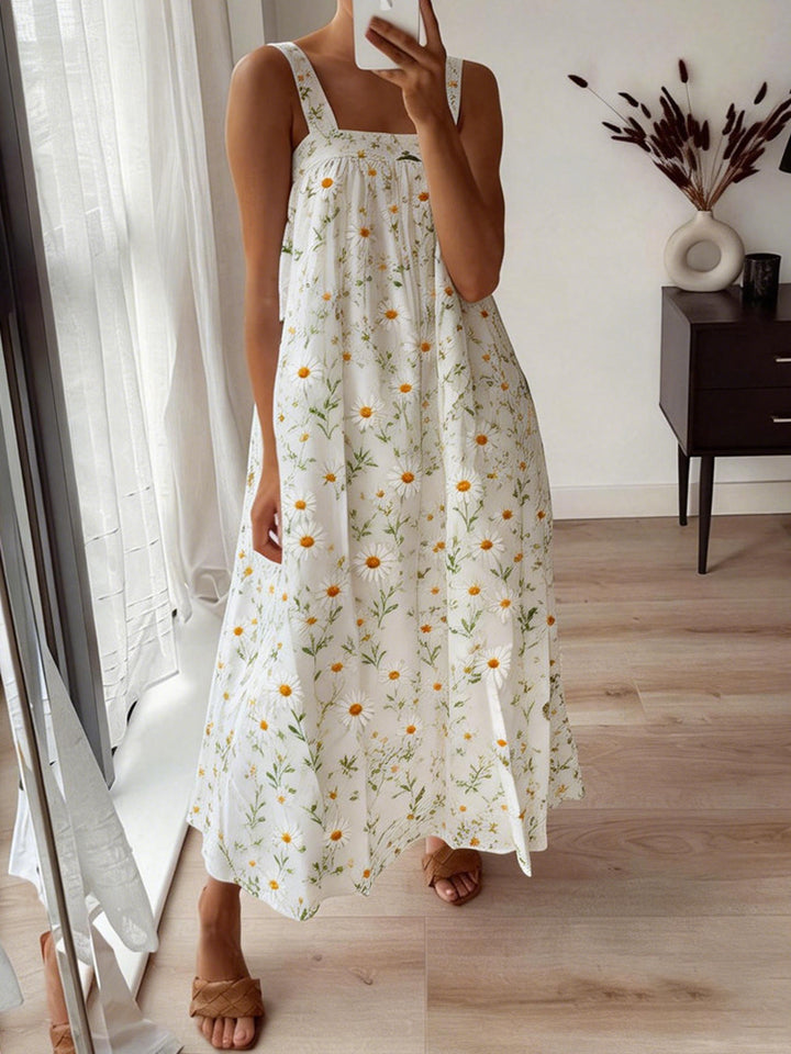 Damen Maxikleid mit floralem Muster und luftiger Passform Echo Archiv