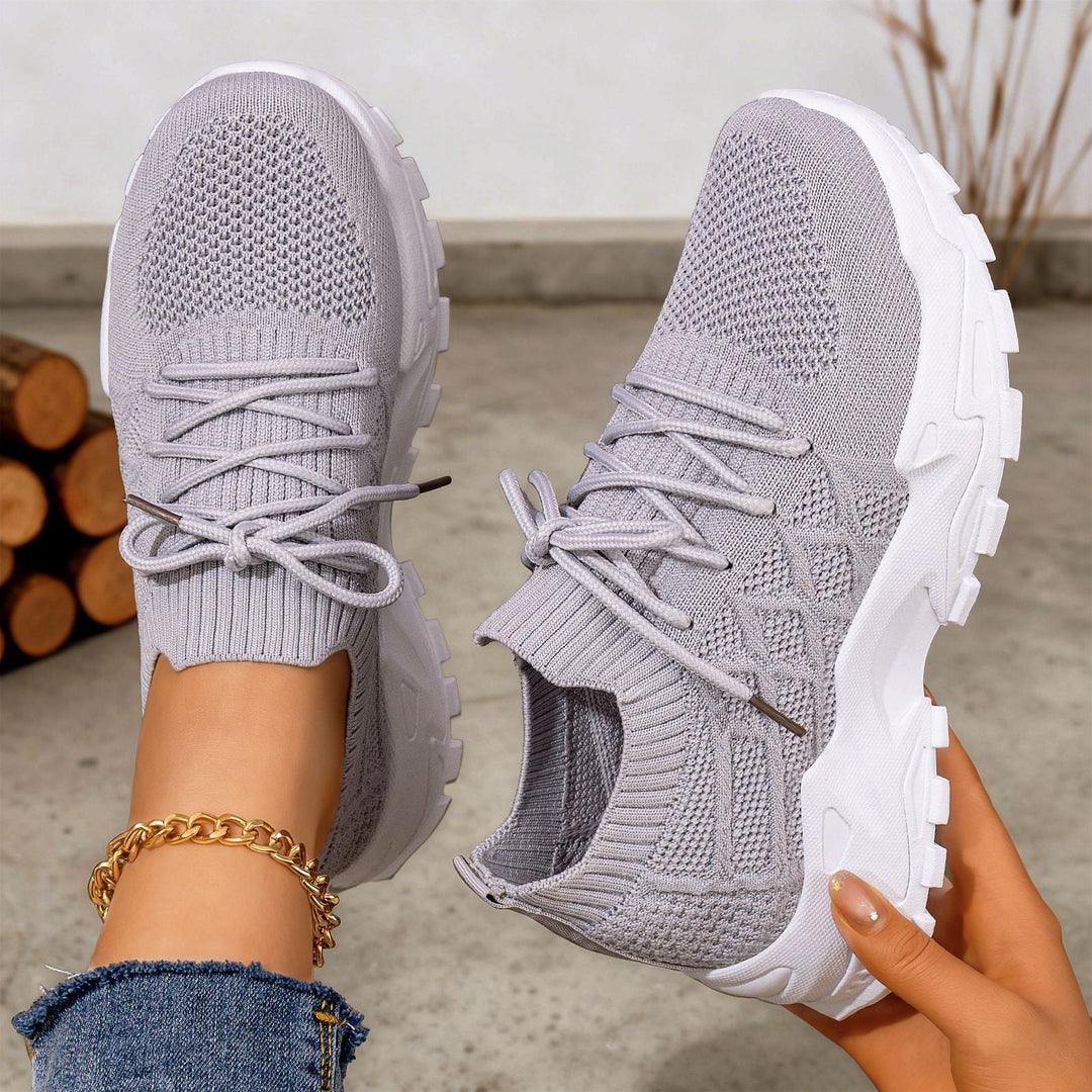 Damen Hochleistungs-Laufschuhe mit flexiblem Strick-Obermaterial Echo Archiv