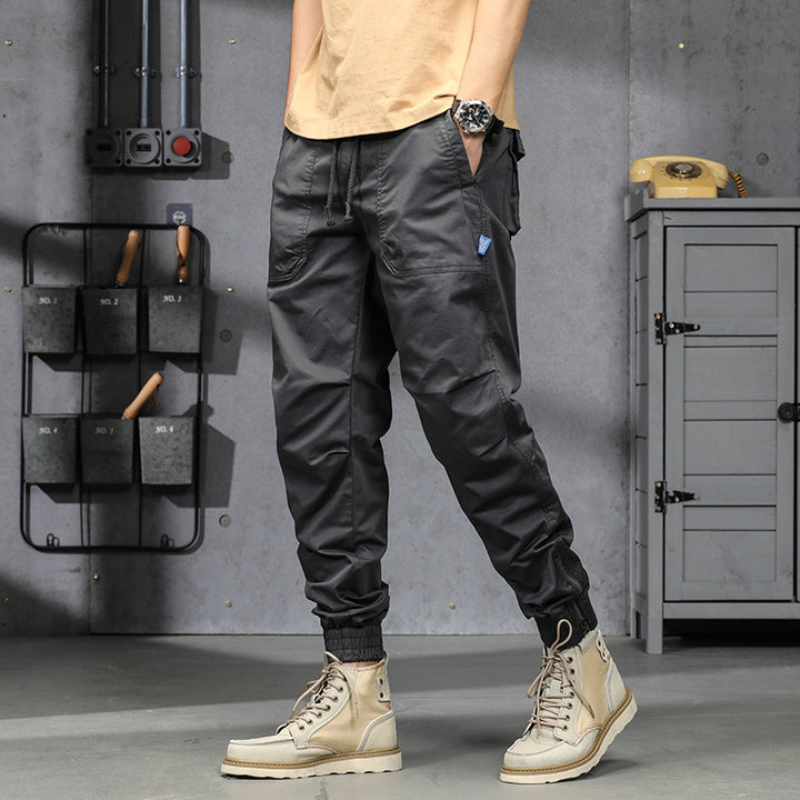 Herren funktionale Outdoor-Hose mit elastischem Bund und praktischen Taschen Echoarchiv
