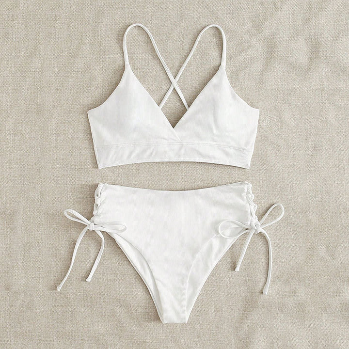 Damen Triangel-Bikini mit raffinierten Kordeldetails Echo Archiv