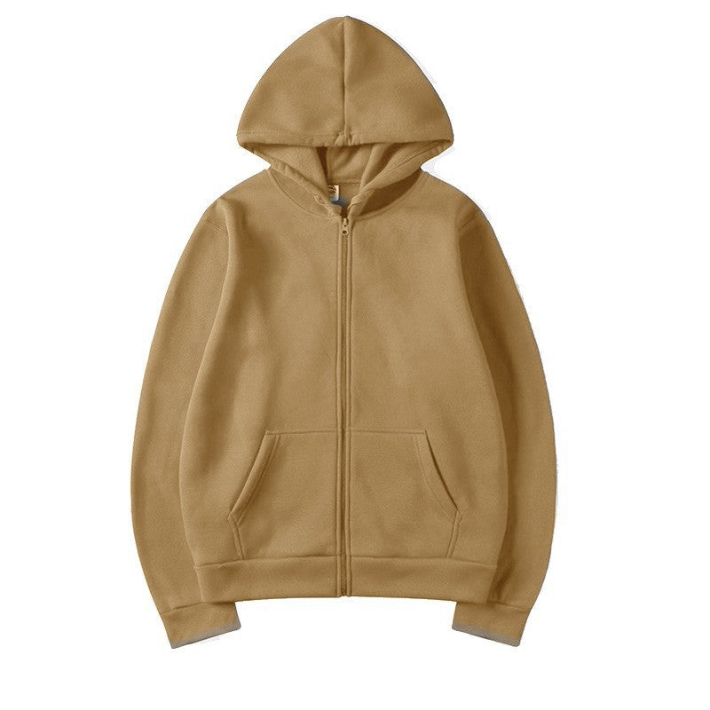 Damen Sportlicher Kapuzenpullover mit durchgehendem Reißverschluss und Tasche Echoarchiv