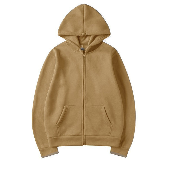 Damen Sportlicher Kapuzenpullover mit durchgehendem Reißverschluss und Tasche Echoarchiv