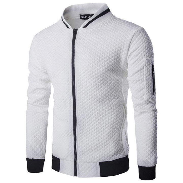 Herren modische Steppjacke mit hohem Kragen Echoarchiv