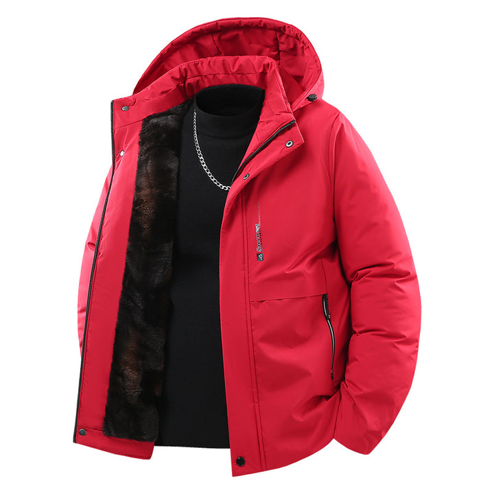 Herren isolierte Winterjacke Echo Archiv