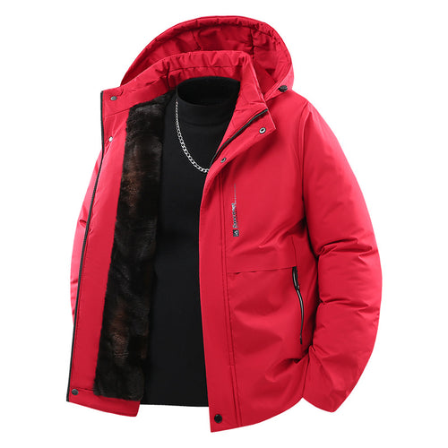 Herren isolierte Winterjacke Echo Archiv